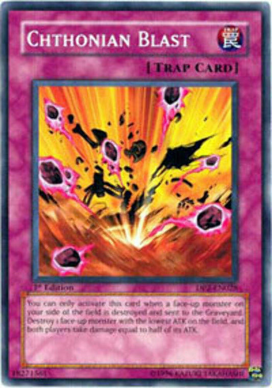 Chthonian Blast - DP2-EN028 - Common - Unlimited Edition - YuGiOh