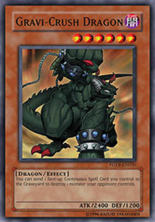 Gravi-Crush Dragon - FOTB-EN030 - Common - Unlimited Edition - YuGiOh
