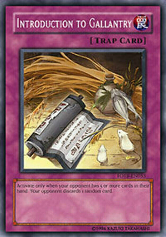 Introduction to Gallantry - FOTB-EN053 - Common - Unlimited Edition - YuGiOh