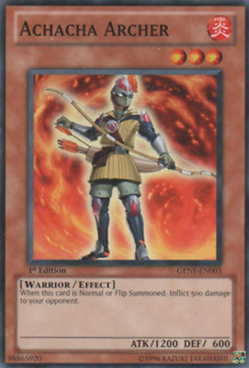 Achacha Archer - GENF-EN003 - Common - Unlimited Edition - YuGiOh