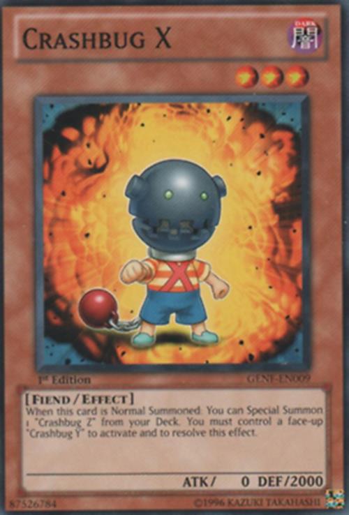 Crashbug X - GENF-EN009 - Common - Unlimited Edition - YuGiOh