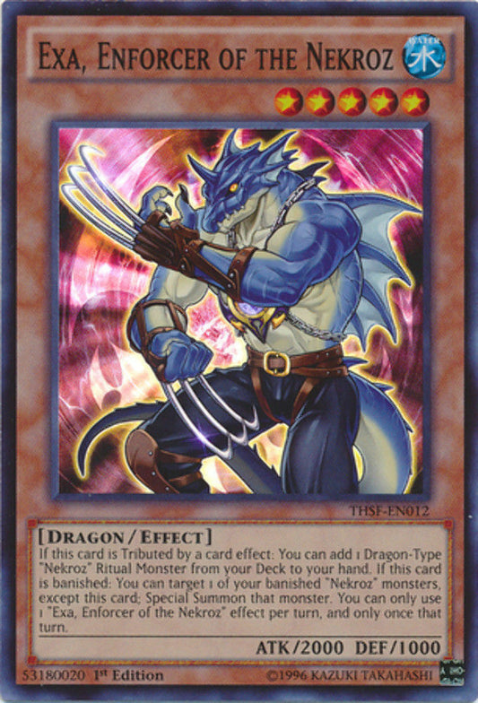 Exa, Enforcer of the Nekroz - THSF-EN012 - Super Rare - 1st Edition - YuGiOh