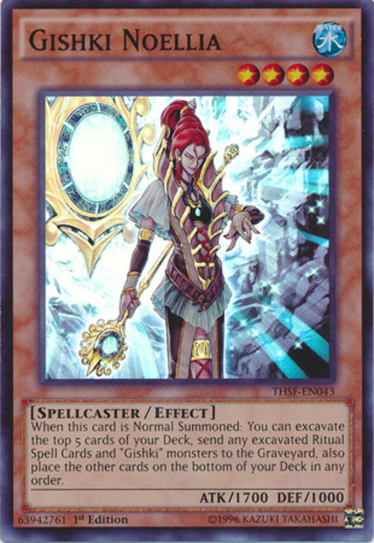 Gishki Noellia - THSF-EN043 - Super Rare - 1st Edition - YuGiOh