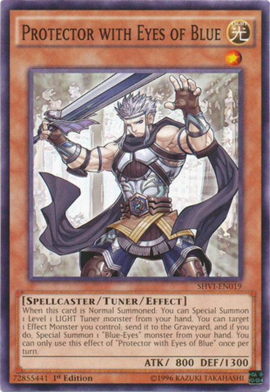 Protector with Eyes of Blue - SHVI-EN019 - Common - 1st Edition - YuGiOh