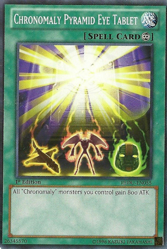 Chronomaly Pyramid Eye Tablet - REDU-EN055 - Common - 1st Edition - YuGiOh