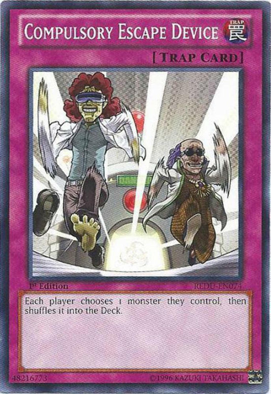 Compulsory Escape Device - REDU-EN074 - Common - 1st Edition - YuGiOh