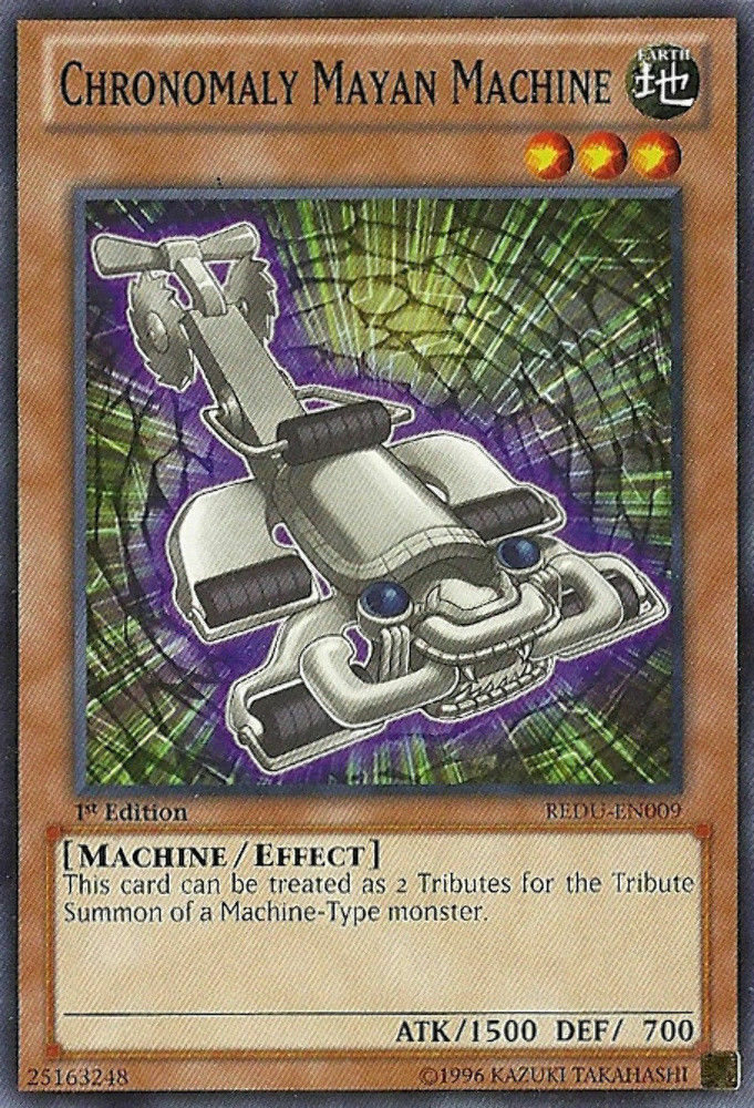 Chronomaly Mayan Machine - REDU-EN009 - Common - Unlimited Edition - YuGiOh