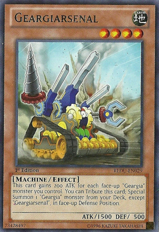 Geargiarsenal - REDU-EN029 - Rare - Unlimited Edition - YuGiOh
