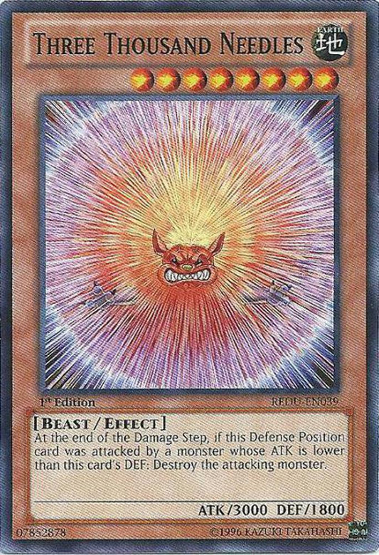 Three Thousand Needles - REDU-EN039 - Common - 1st Edition - YuGiOh