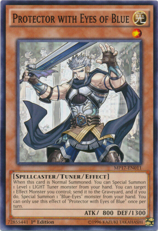Protector with Eyes of Blue - MP17-EN011 - Common - 1st Edition - YuGiOh