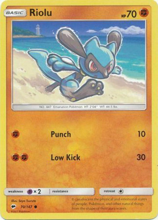 Riolu - 70/147 - Common - Pokemon Burning Shadows