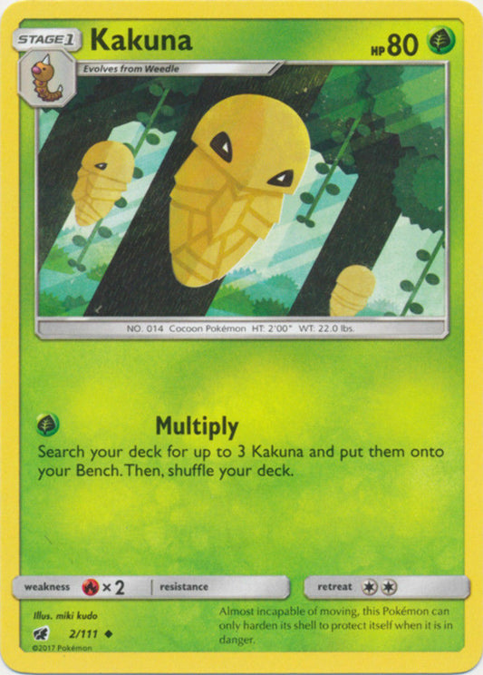 Kakuna - 2/111 - Uncommon - Pokemon Crimson Invasion