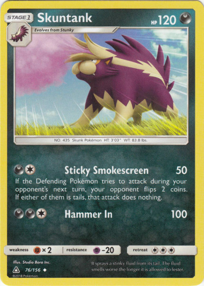 Skuntank - 76/156 - Uncommon - Pokemon Ultra Prism