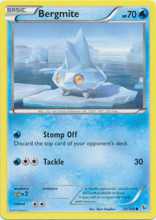 Bergmite - 30/106 - Common - Pokemon XY FlashFire