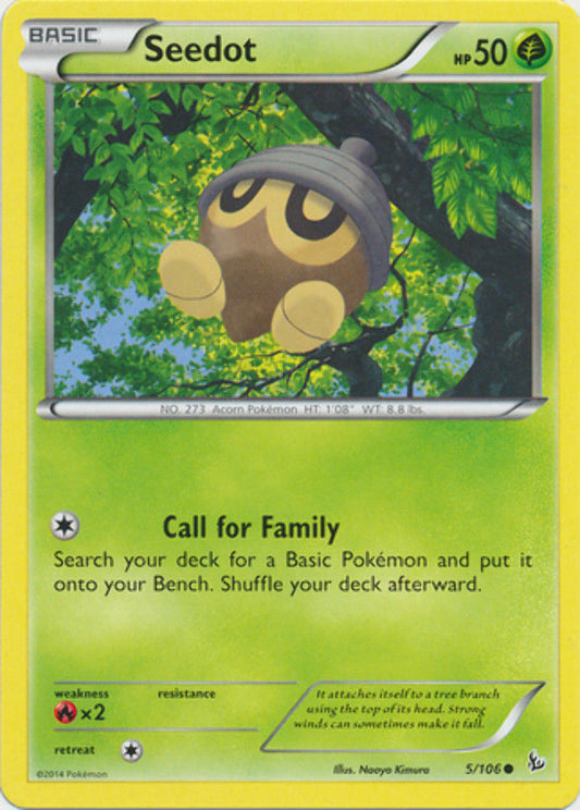Seedot - 5/106 - Common - Pokemon XY FlashFire