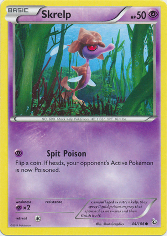 Skrelp - 44/106 - Common - Pokemon XY FlashFire