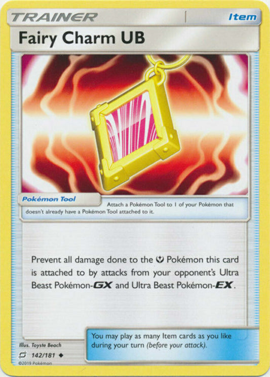 Fairy Charm UB - 142/181 - Uncommon - Pokemon Sun & Moon: Team UP