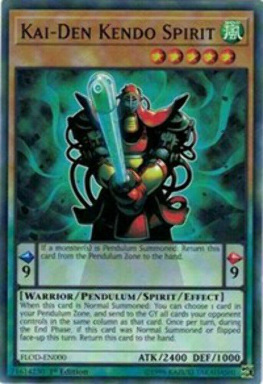 Kai-Den Kendo Spirit - FLOD-EN000 - Common - 1st Edition - YuGiOh