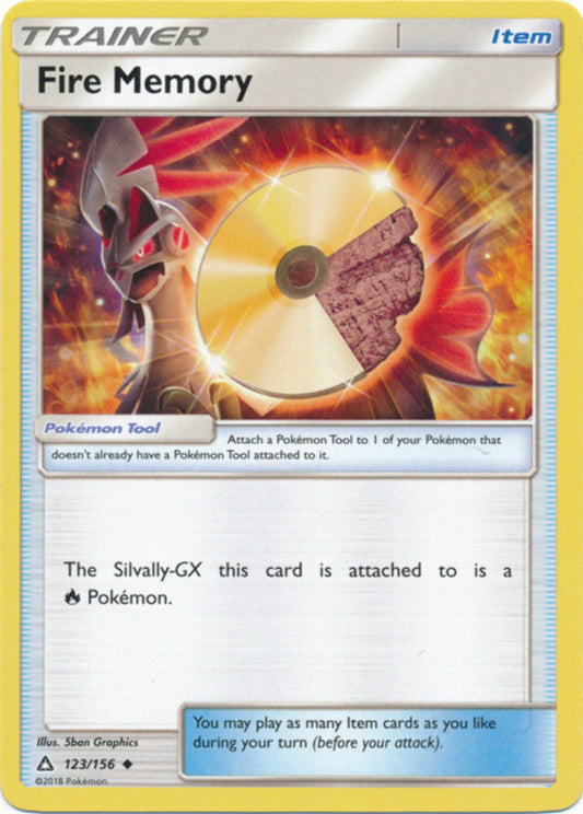 Fire Memory - 123/156 - Uncommon - Pokemon Ultra Prism