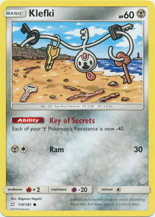 Klefki - 110/181 - Common - Pokemon Sun & Moon: Team UP