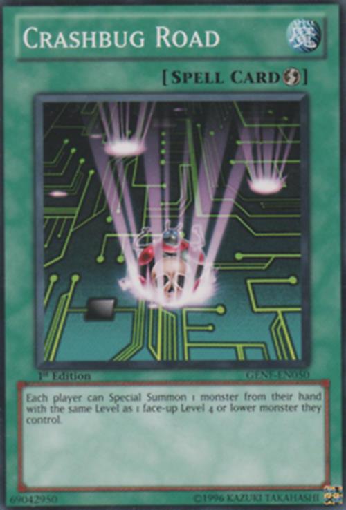 Crashbug Road - GENF-EN050 - Common - Unlimited Edition - YuGiOh