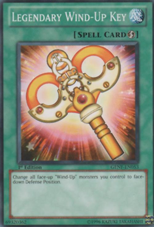 Legendary Wind-Up Key - GENF-EN053 - Common - Unlimited Edition - YuGiOh