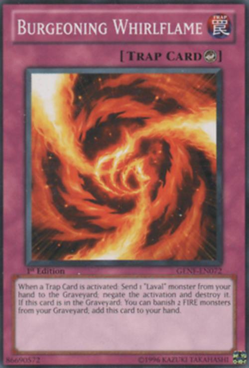 Burgeoning Whirlflame - GENF-EN072 - Common - Unlimited Edition - YuGiOh