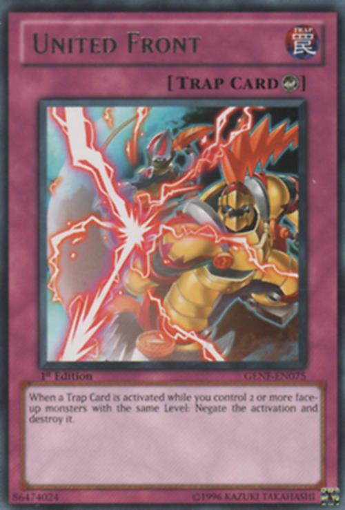 United Front - GENF-EN075 - Rare - 1st Edition - YuGiOh