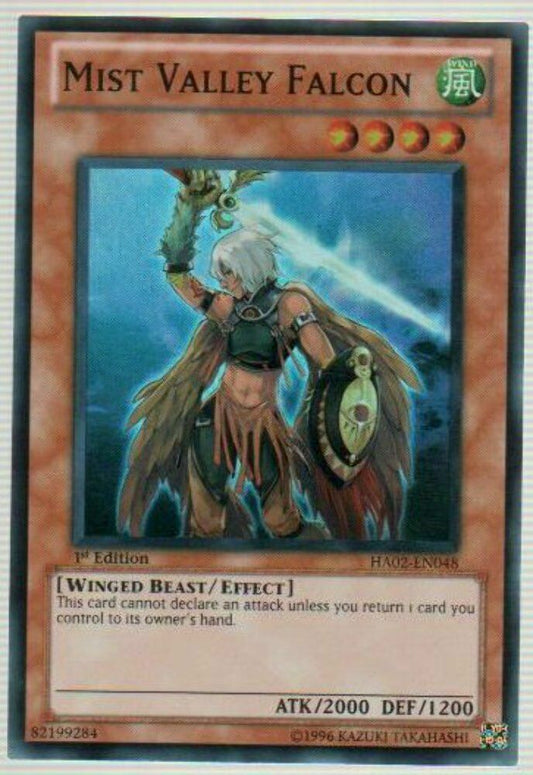 Mist Valley Falcon - HA02-EN048 - Super Rare - 1st Edition - YuGiOh