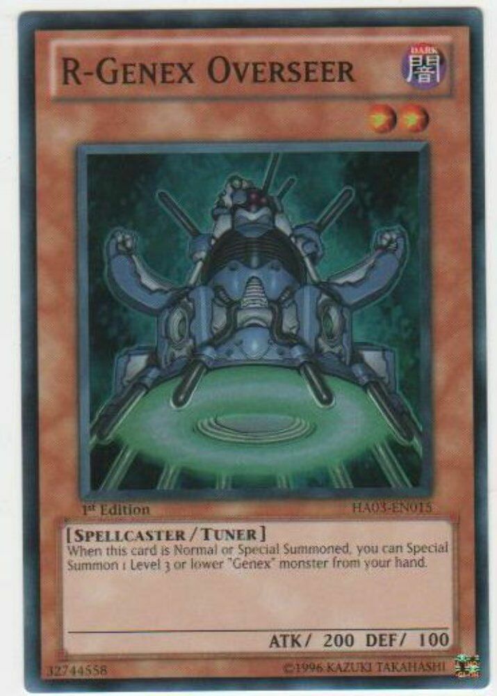 R-Genex Overseer - HA03-EN015 - Super Rare - 1st Edition - YuGiOh