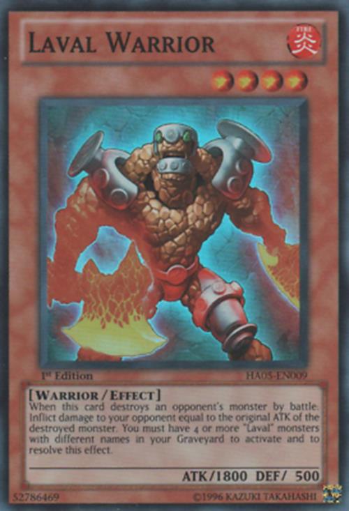 Laval Warrior - HA05-EN009 - Super Rare - 1st Edition - YuGiOh
