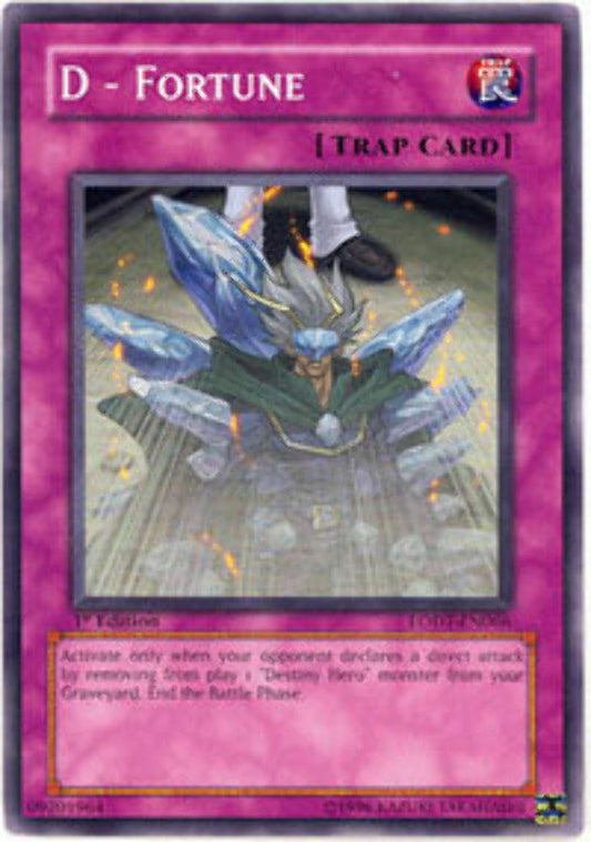 D - Fortune - LODT-EN066 - Common - Unlimited Edition - YuGiOh
