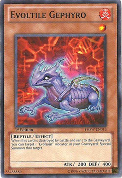 Evoltile Gephyro - PHSW-EN016 - Common - 1st Edition - YuGiOh