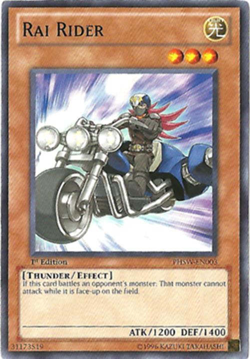 Rai Rider - PHSW-EN003 - Common - 1st Edition - YuGiOh