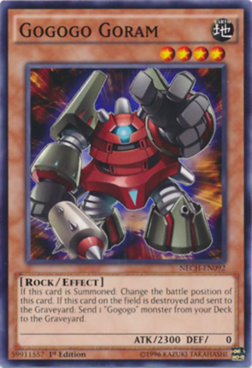 Gogogo Goram - NECH-EN092 - Common - 1st Edition - YuGiOh