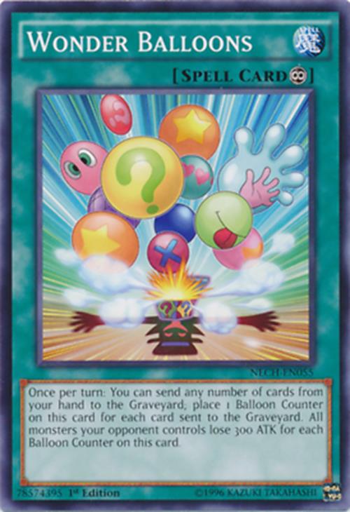 Wonder Balloons - NECH-EN055 - Common - 1st Edition - YuGiOh