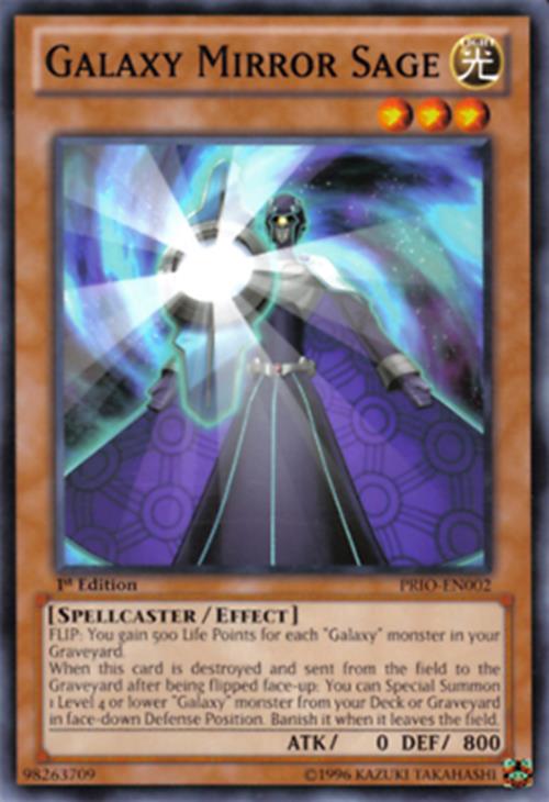 Galaxy Mirror Sage - PRIO-EN002 - Common - 1st Edition - YuGiOh