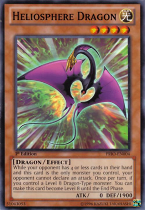 Heliosphere Dragon - PRIO-EN004 - Common - 1st Edition - YuGiOh