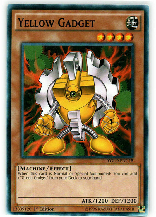 Yellow Gadget - YGLD-ENC18 - Common - 1st Edition - YuGiOh