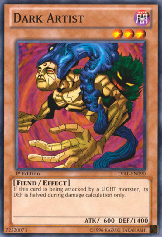 Dark Artist - LVAL-EN090 - Common - 1st Edition - YuGiOh