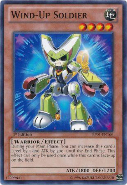 Wind-Up Soldier - BP01-EN166 - Common - 1st Edition