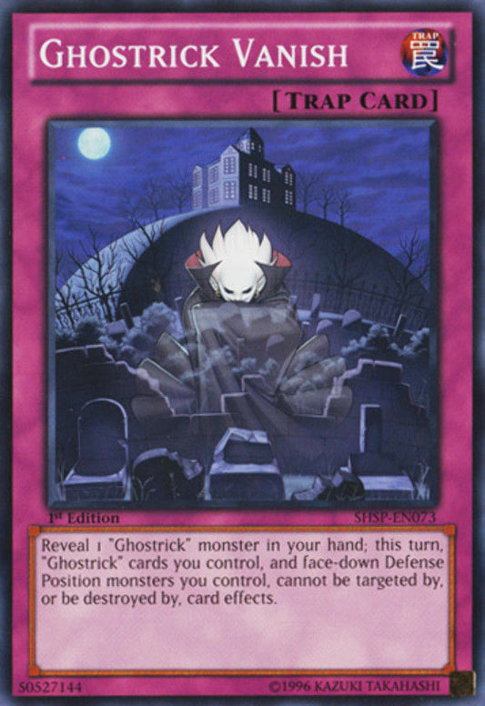Ghostrick Vanish - SHSP-EN073 - Common - Unlimited Edition - YuGiOh