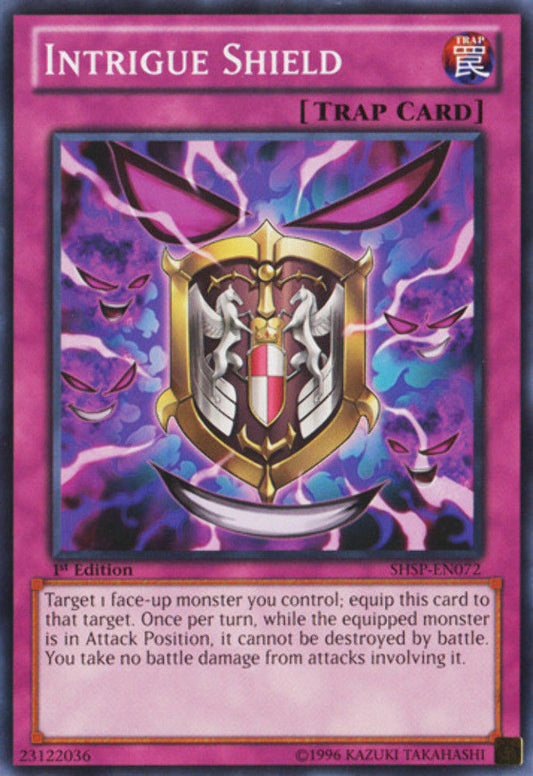 Intrigue Shield - SHSP-EN072 - Common - 1st Edition - YuGiOh