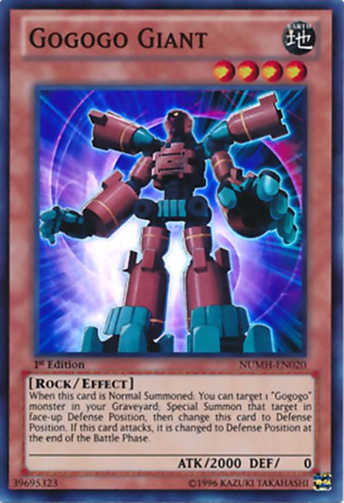 Gogogo Giant - NUMH-EN020 - Super Rare - 1st Edition - YuGiOh