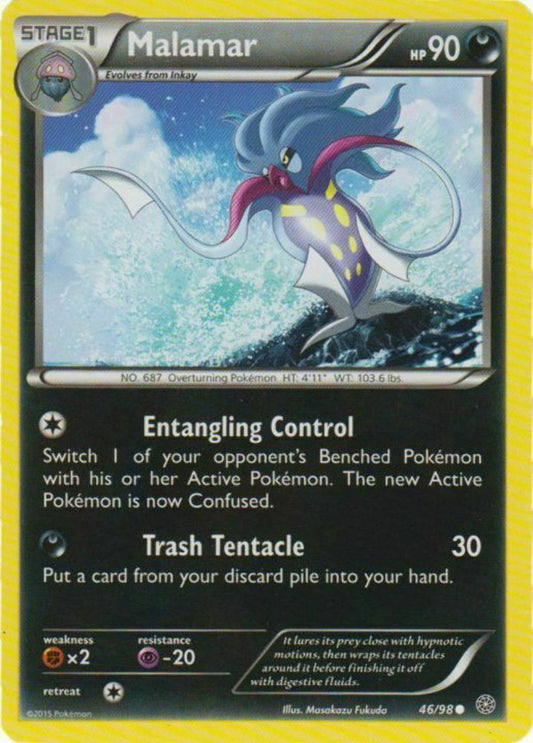 Malamar - 46/98 - Common - Pokemon Ancient Origins
