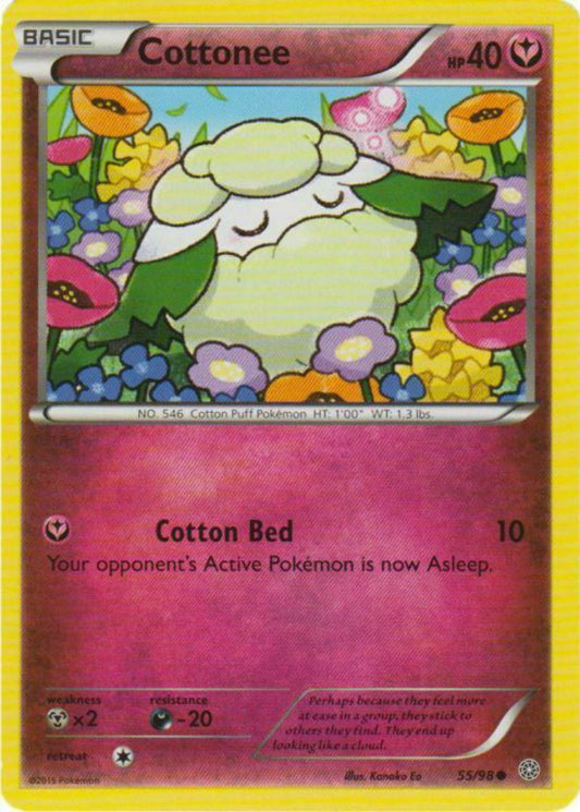 Cottonee - 55/98 - Common - Pokemon Ancient Origins