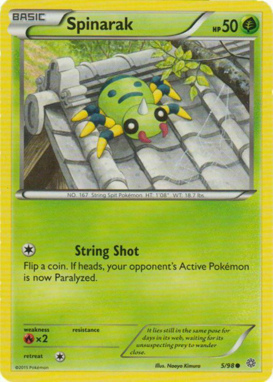 Spinarak - 5/98 - Common - Pokemon Ancient Origins