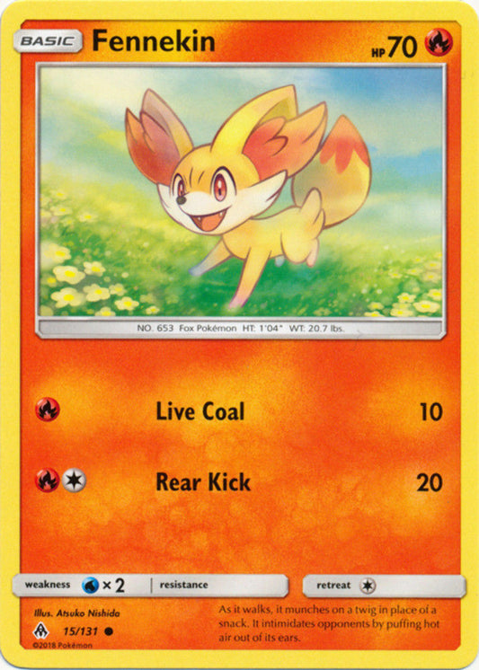 Fennekin - 15/131 - Common - Pokemon Forbidden Light