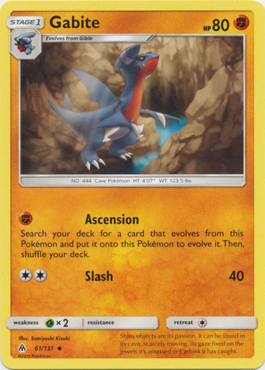 Gabite - 61/131 - Uncommon - Pokemon Forbidden Light