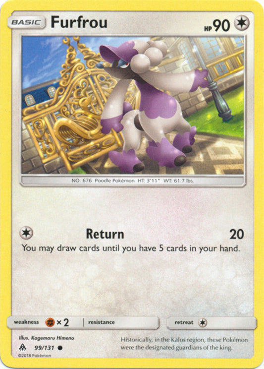 Furfrou - 99/131 - Common - Pokemon Forbidden Light